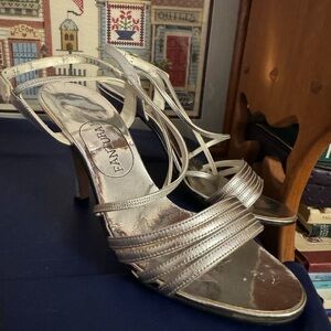 Vintage Metallic Heels